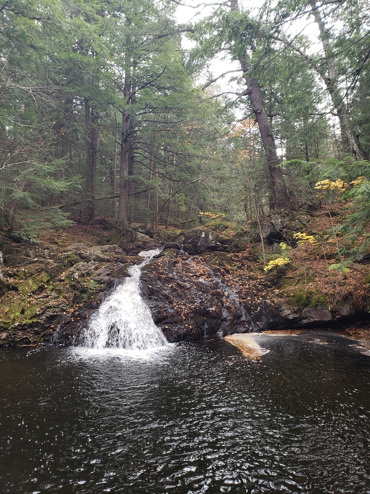 Trap Falls on the Upper Carp River, Porcupine Mountains, Upper Michigan